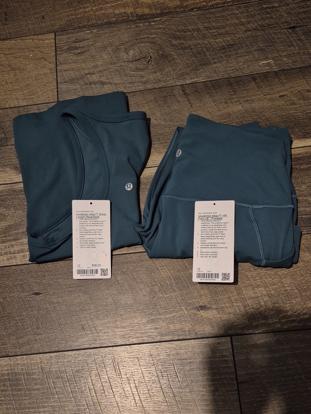 Lululemon Align Set Deep Marina Size 12